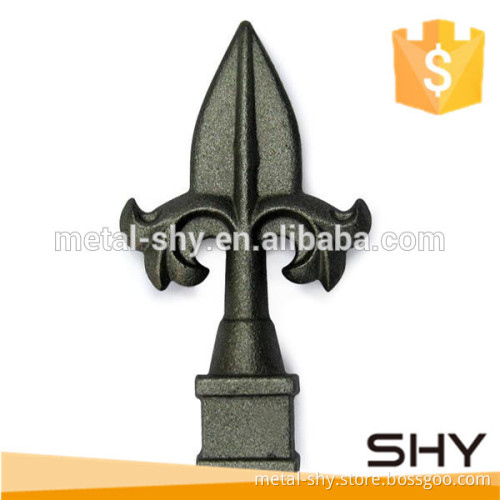 ornamental wrought iron cast iron fence spearheads